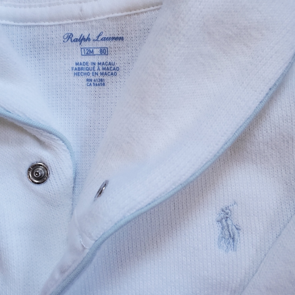 New Ralph Lauren French Rib Coverall - Picture 3 of 5